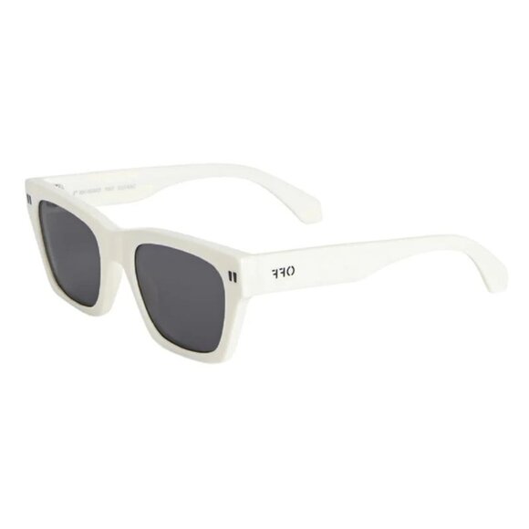 NEW OFF-WHITE SUNGLASSES WHITE UNISEX EYEWEAR OFF-WHITE OERI13X VALDEZ 0107